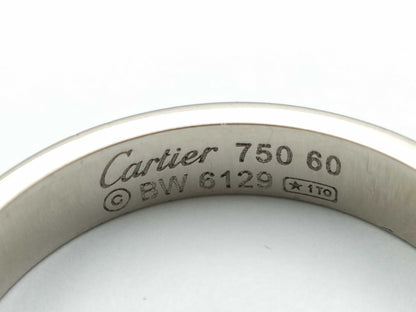 Cartier Happy Birthday #60 WG 750 6.1g Ring 