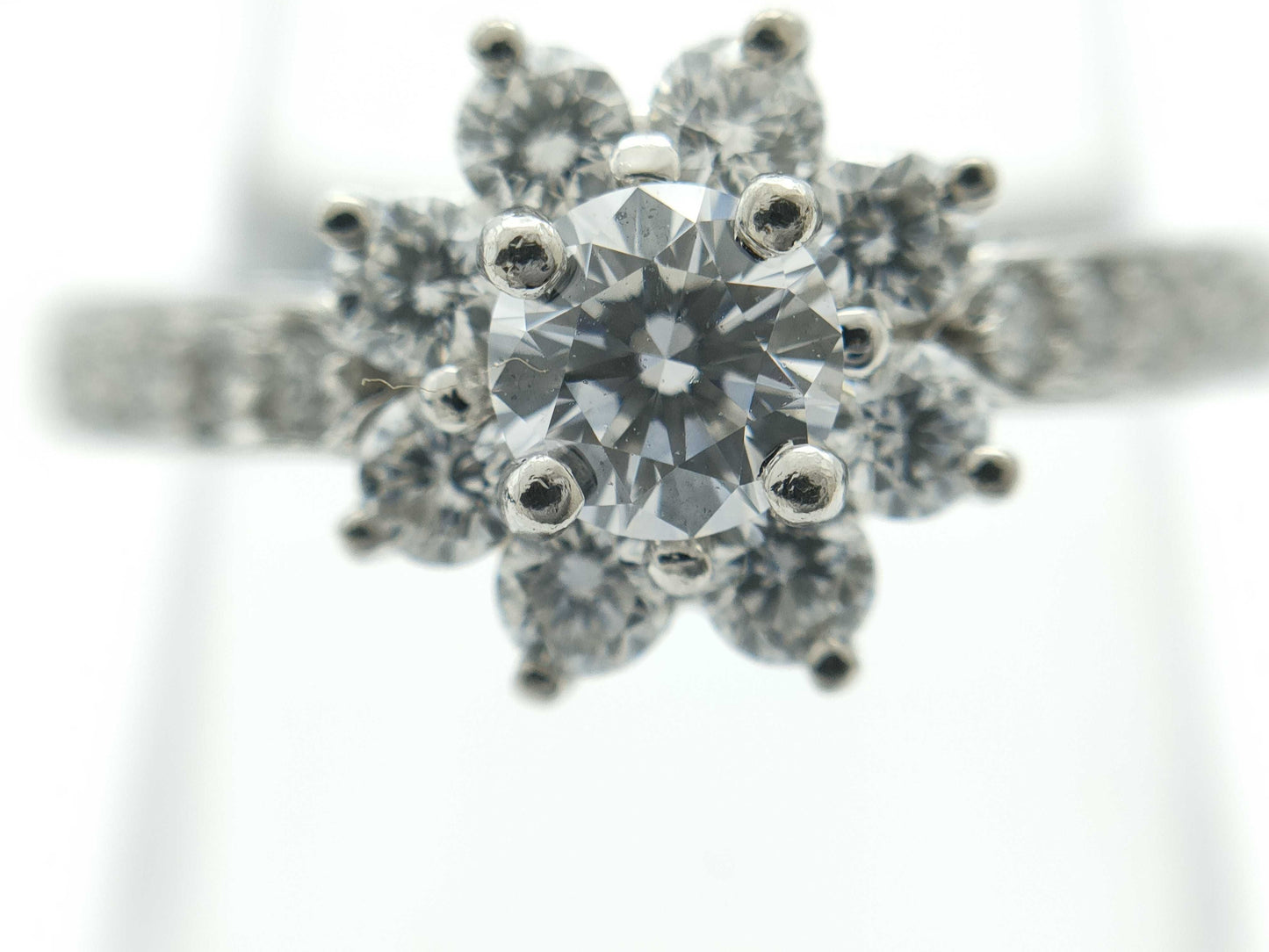 Tiffany & Co. Flora Diamond PT950 4.5g Ring 