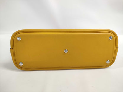HERMES Bolide 27 Handbag, Jaune Ambre, Swift Leather, C Stamp, Handbag
