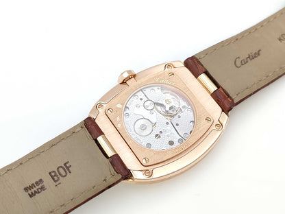 Cartier Baignoire LM 3033 88580PX Manual Winding K18 Women's Watch