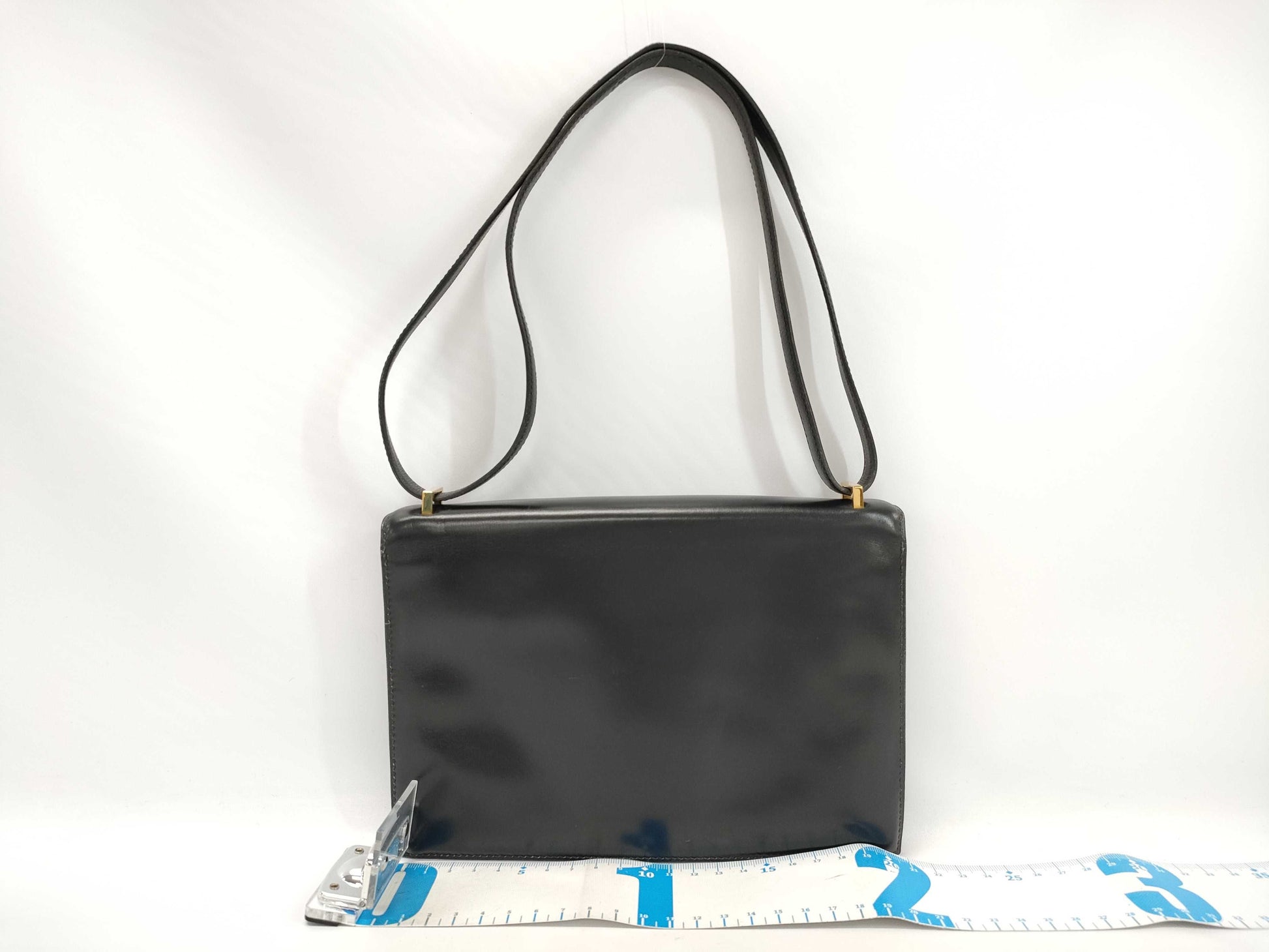 HERMES HERMES Shoulder Bag Alcazar Black Box Calf ○D Stamp Handbag