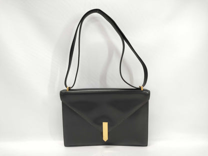 HERMES HERMES Shoulder Bag Alcazar Black Box Calf ○D Stamp Handbag