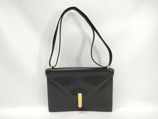 HERMES HERMES Shoulder Bag Alcazar Black Box Calf ○D Stamp Handbag