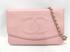 CHANEL CHANEL Chain Wallet/Gold Hardware A13509 Pink Caviar Leather Wallet