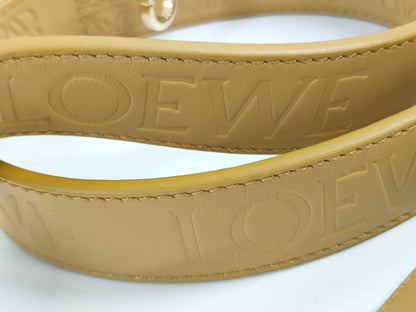 LOEWE Flamenco Clutch Puffer Bag A411FC1X67 Shiny Napalamskin Shoulder Bag