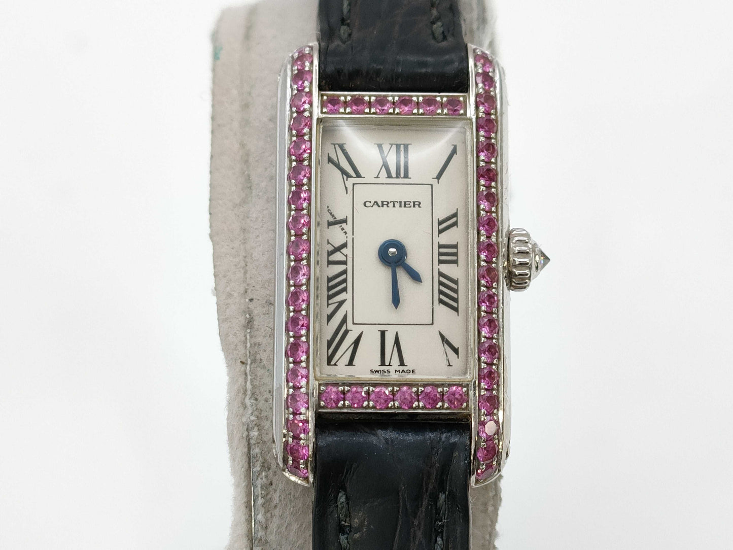 Cartier Tank Alonge WB302831 2525 031566SM Quartz 18K Gold Women's Watch