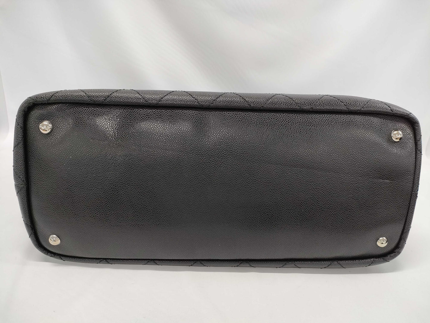 CHANEL CHANEL Tote Bag On the Road/Wild Stitch Black Caviar Skin Large Tote Bag