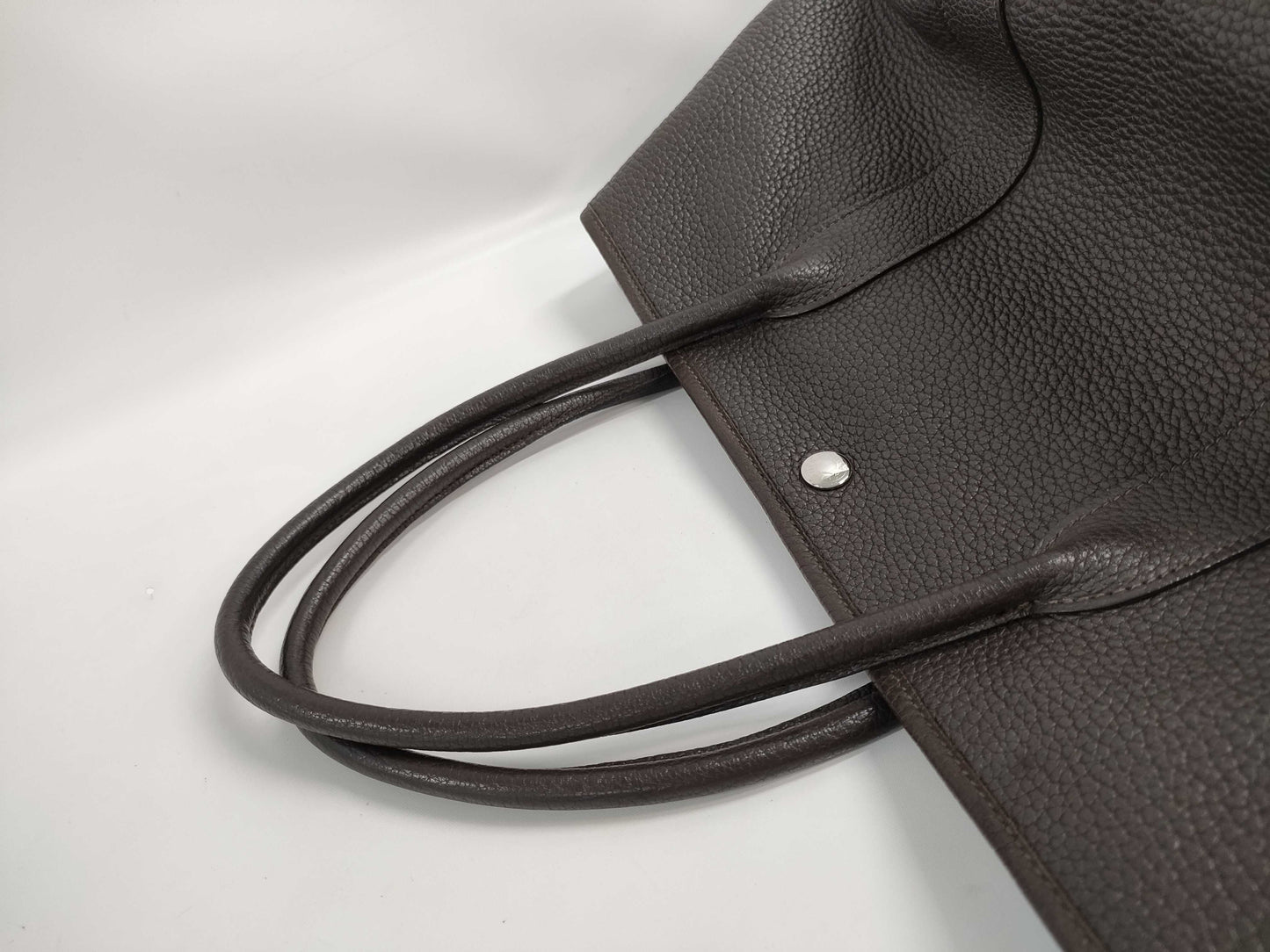 HERMES Garden Party PM Tote Bag with Ebene Negonda T Stamp