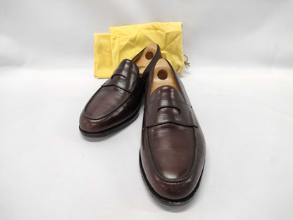JOHNLOBB LOPEZ Loafers Leather Brown #6E 4395 Loafers