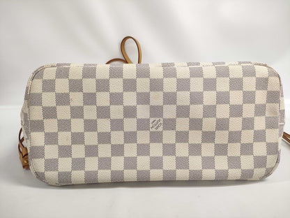 LOUIS VUITTON Azur Neverfull MM N51107 SA3171 Tote Bag