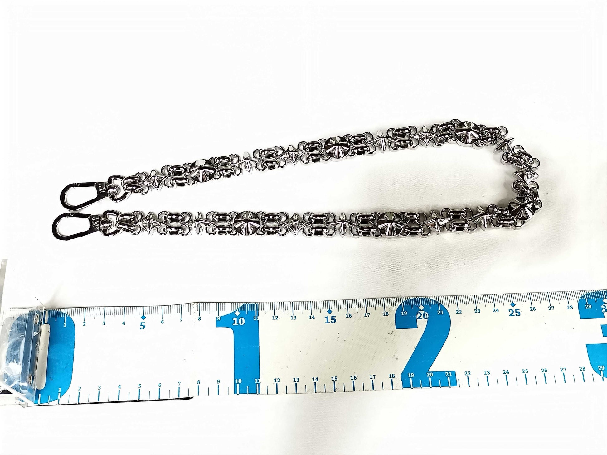 LOUIS VUITTON Dauphine Monogram Accessory Strap with Silver Hardware