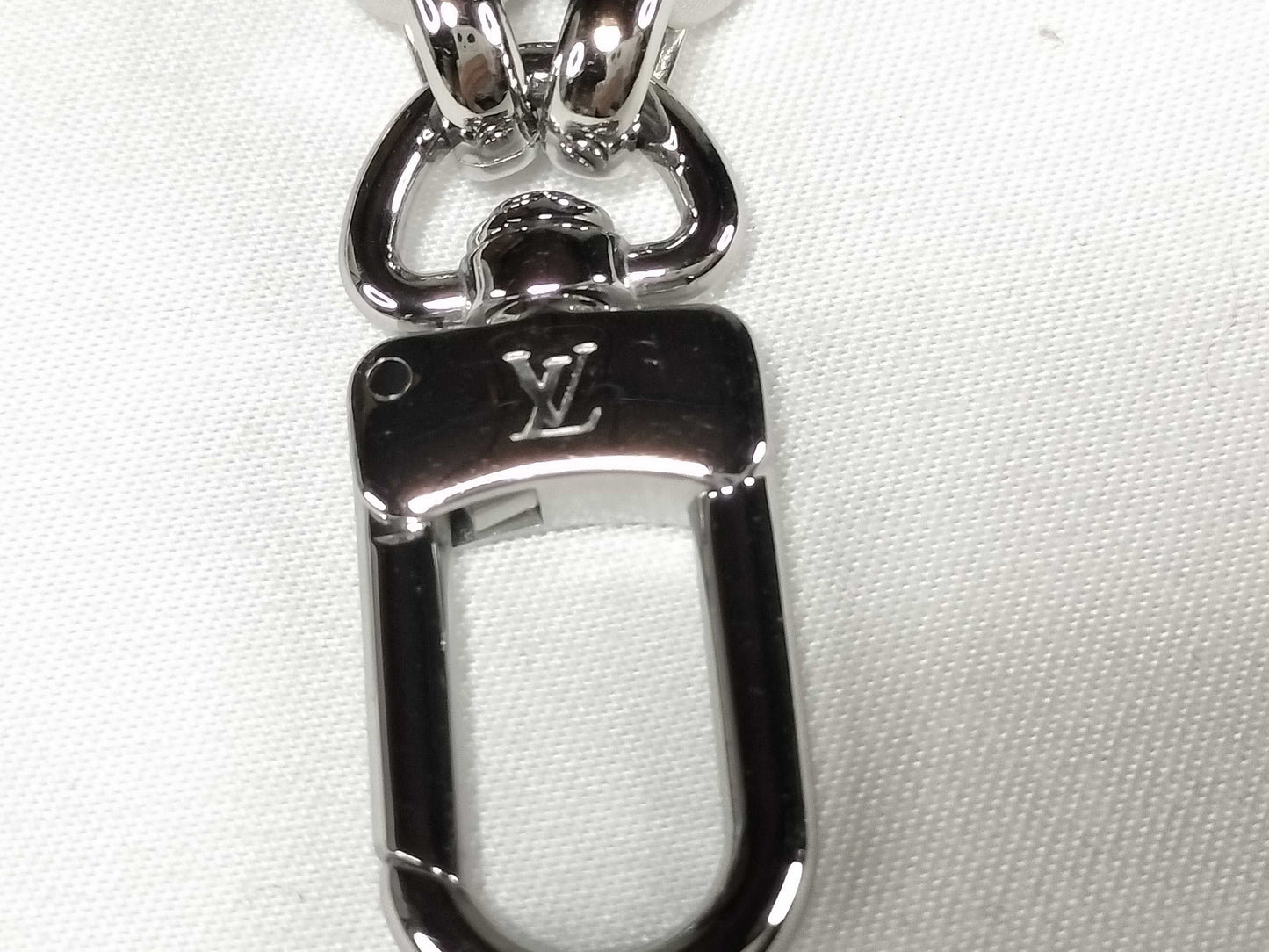 LOUIS VUITTON Dauphine Monogram Accessory Strap with Silver Hardware