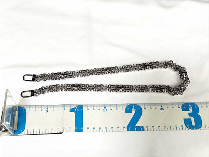 LOUIS VUITTON Dauphine Monogram Accessory Strap with Silver Hardware