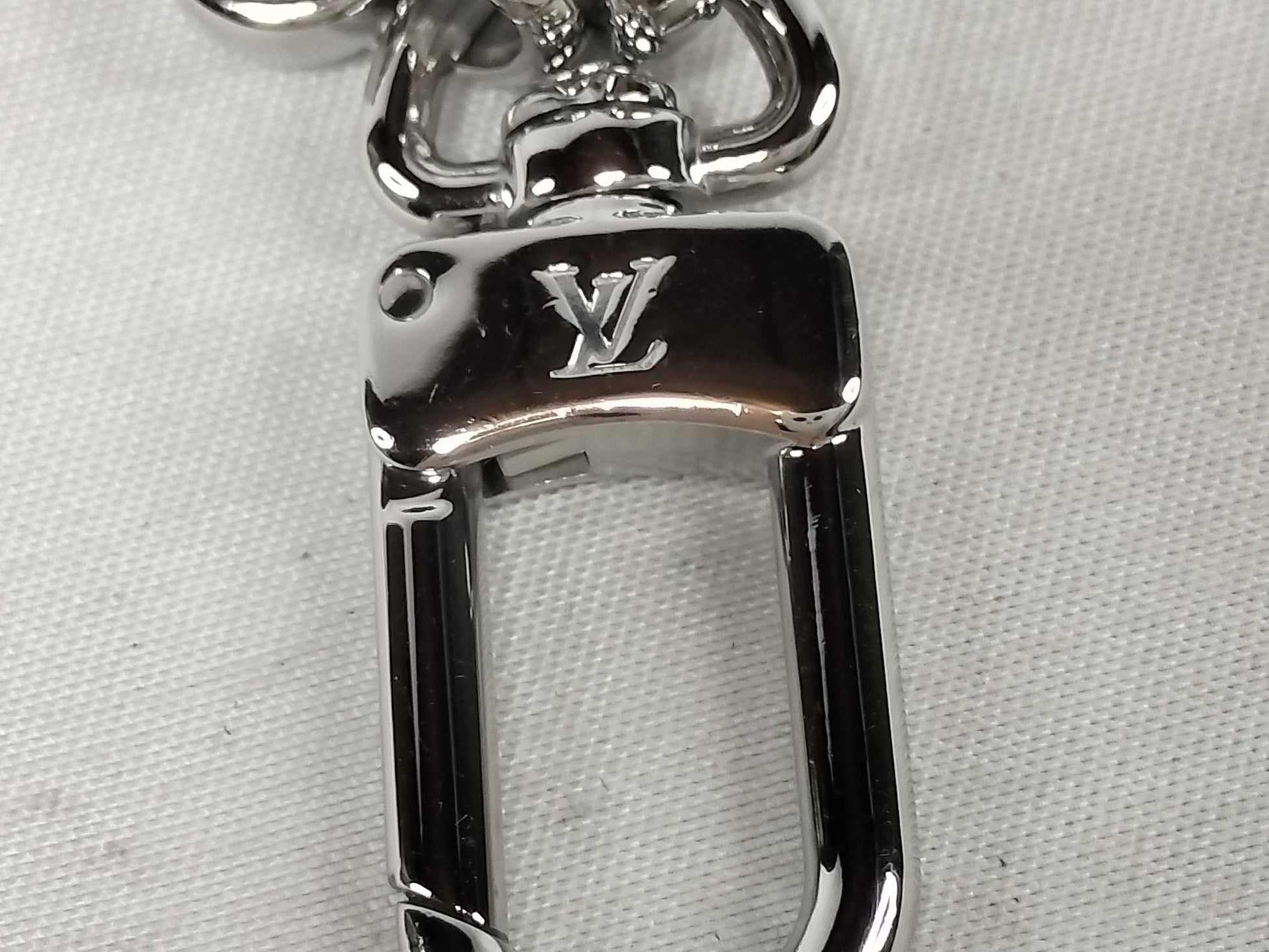 LOUIS VUITTON Dauphine Monogram Accessory Strap with Silver Hardware