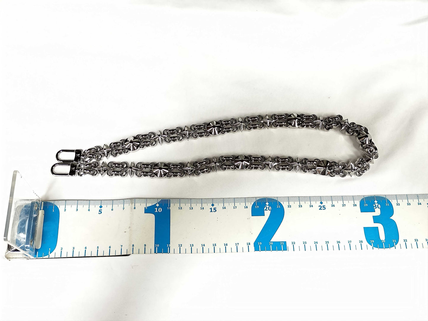 LOUIS VUITTON Dauphine Monogram Accessory Strap with Silver Hardware