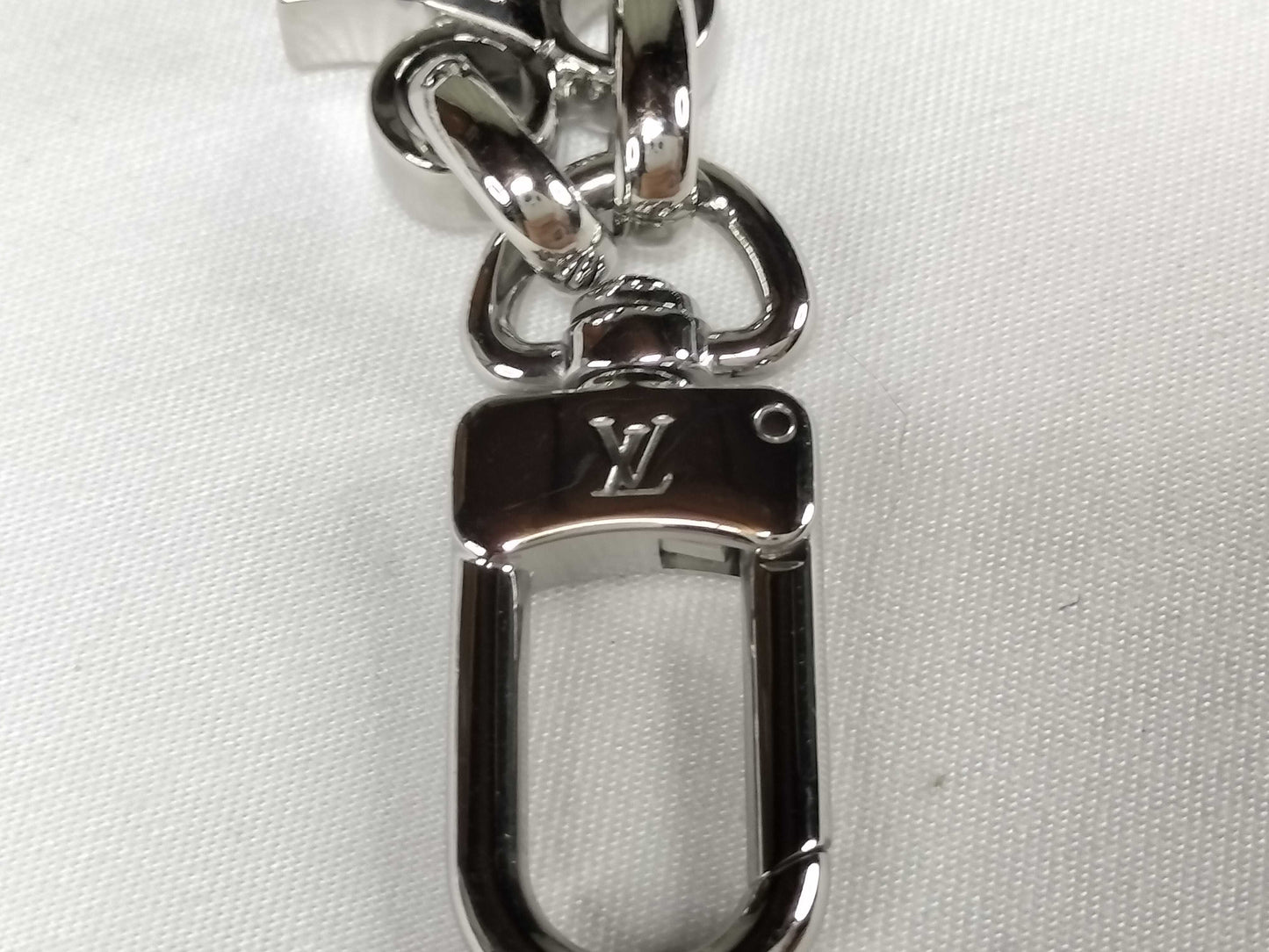 LOUIS VUITTON Dauphine Monogram Accessory Strap with Silver Hardware