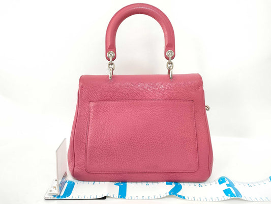 Dior Be Dior Bag/Pink x Orange/Calfskin/Silver Hardware Handbag