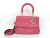 Dior Be Dior Bag/Pink x Orange/Calfskin/Silver Hardware Handbag