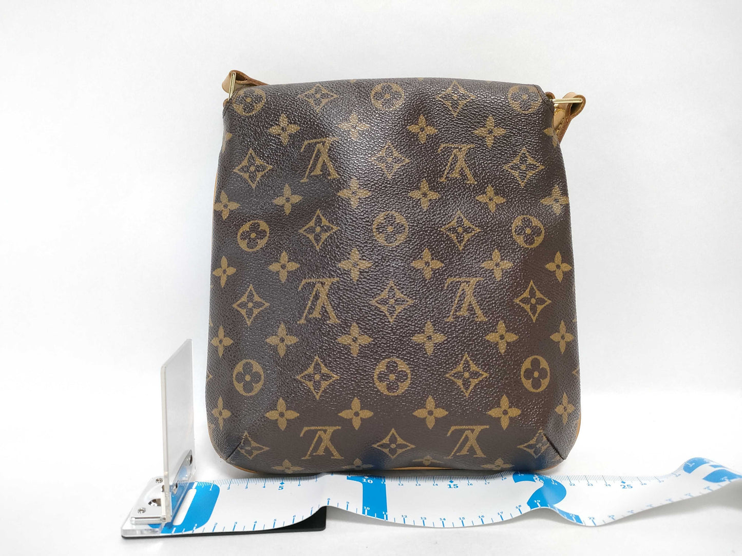LOUIS VUITTON Monogram Musette Salsa Long Strap Shoulder Bag in Brown Monogram Canvas with Gold Hardware