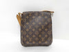LOUIS VUITTON Monogram Musette Salsa Long Strap Shoulder Bag in Brown Monogram Canvas with Gold Hardware