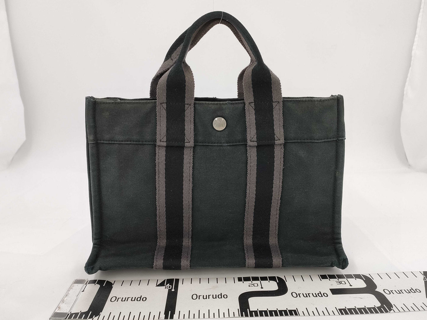 HERMES Foul Tote PM Tote Bag Black