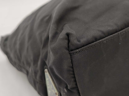 PRADA Prada plastic handle nylon tote bag
