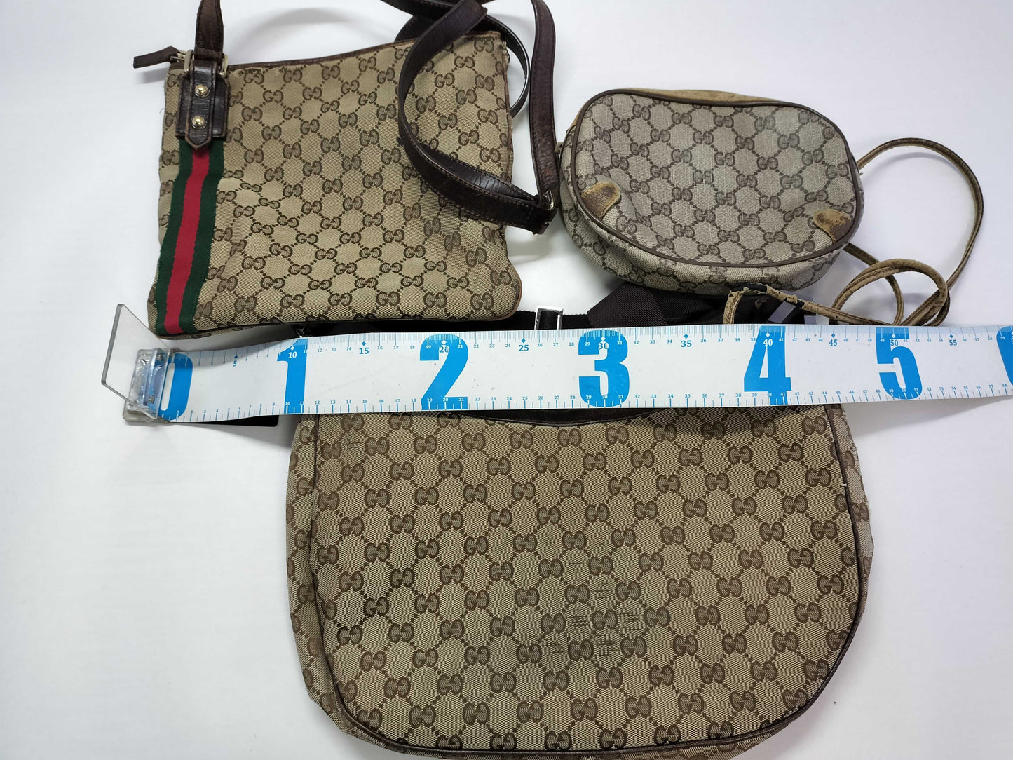 GUCCI GG Canvas GUCCI 3-Piece Gucci Bag Set Shoulder Bag