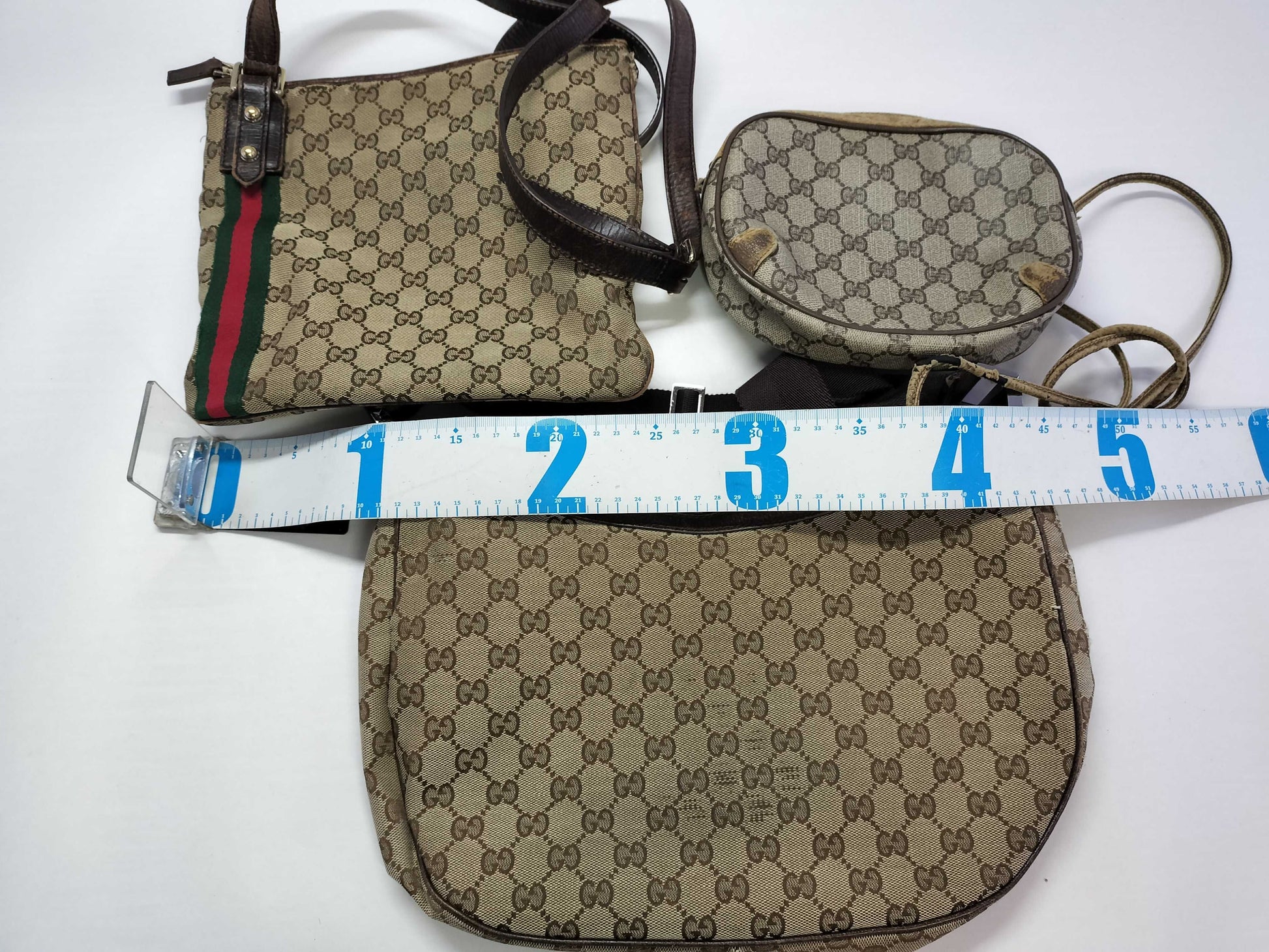 GUCCI GG Canvas GUCCI 3-Piece Gucci Bag Set Shoulder Bag