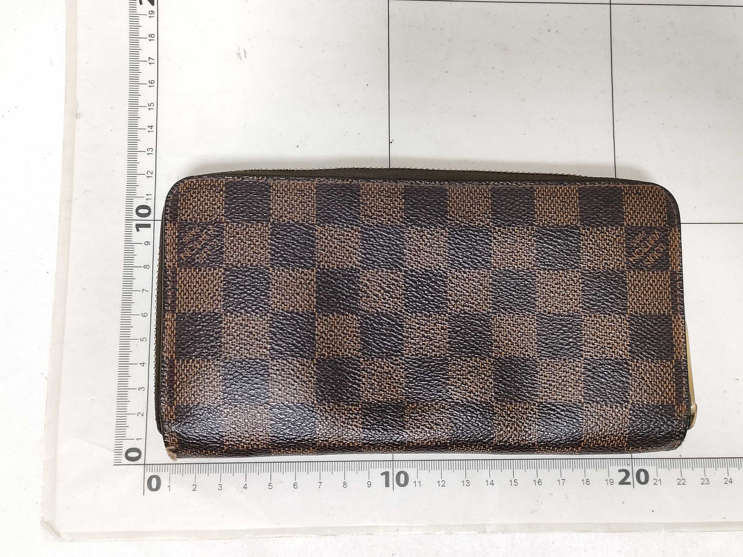 LOUIS VUITTON Damier Zippy Wallet Long Wallet