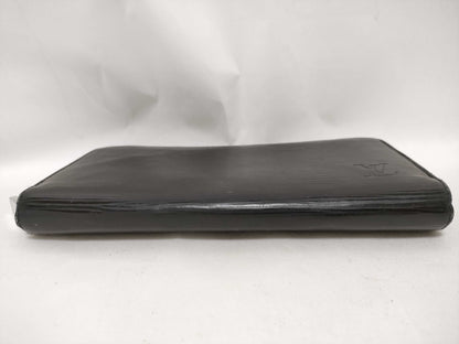 LOUIS VUITTON Epi Louis Vuitton Zippy Wallet Epi Black Long Wallet