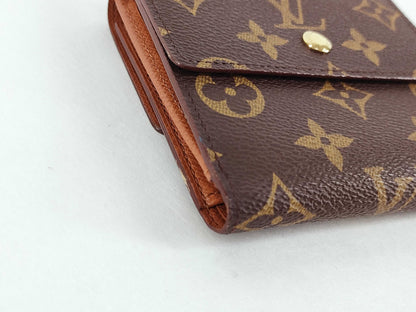 LOUIS VUITTON Monogram Porte Monnaie Billet Credit M61652 SP0967 Wallet