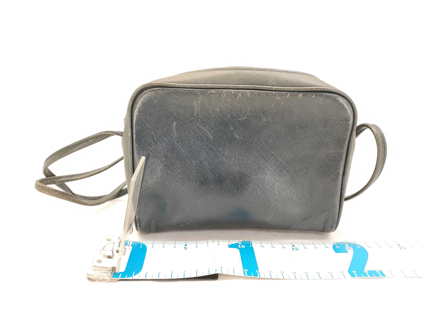 Dior Leather Shoulder Bag Navy