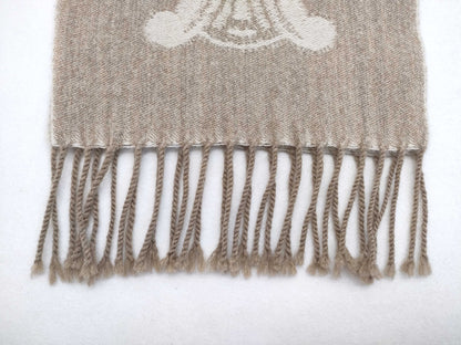 CELINE Triomphe Scarf Beige