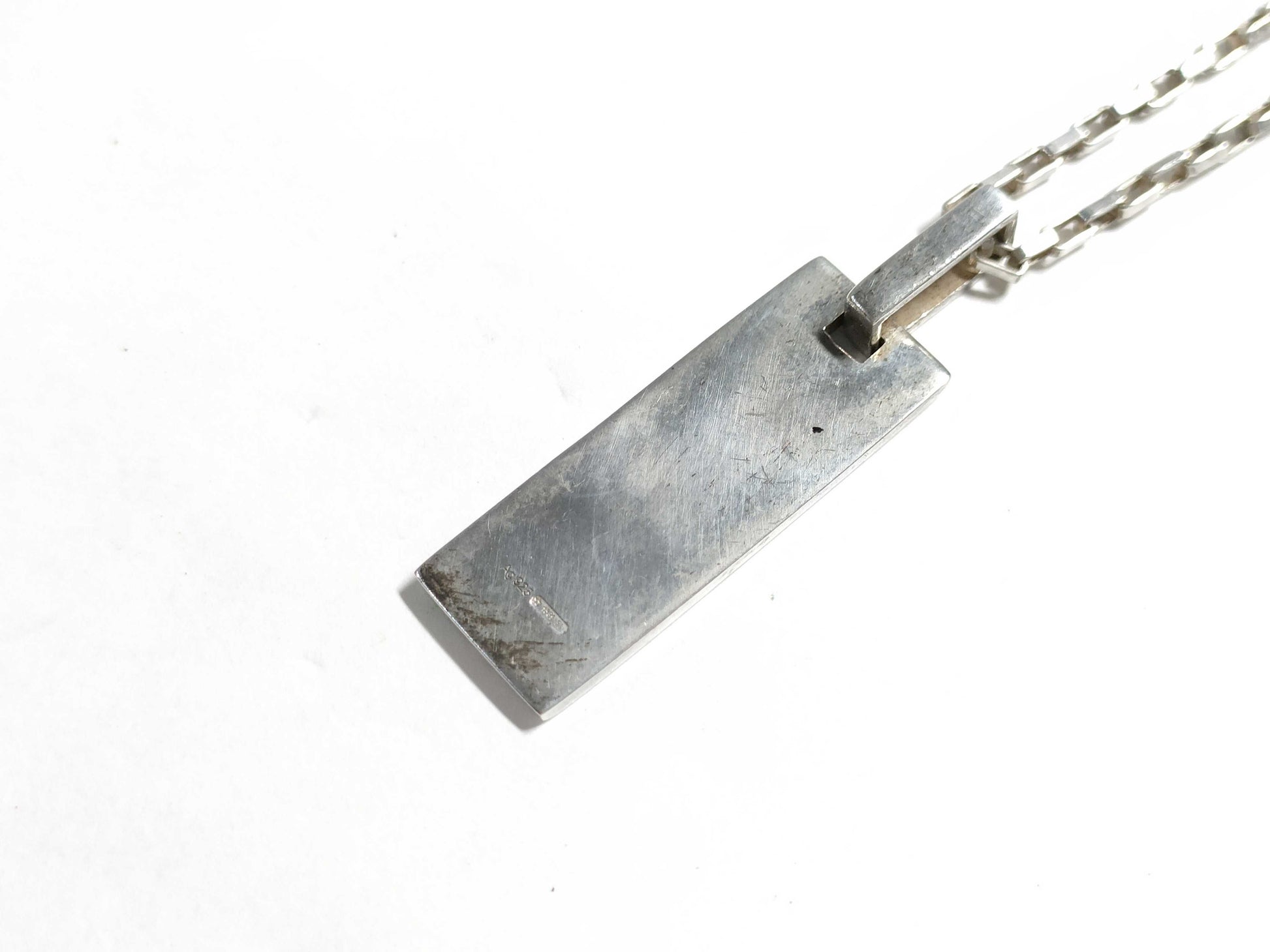 GUCCI SV925 Logo Necklace