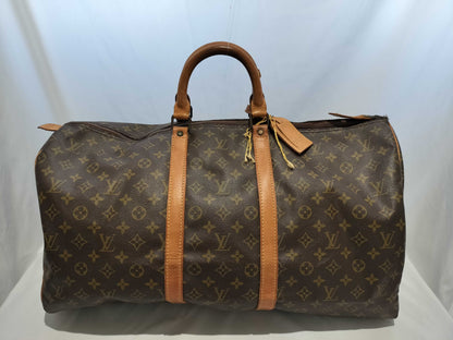 LOUIS VUITTON Monogram Keepall Boston Bag