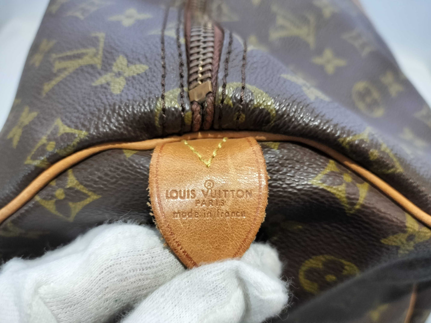 LOUIS VUITTON Monogram Keepall Boston Bag