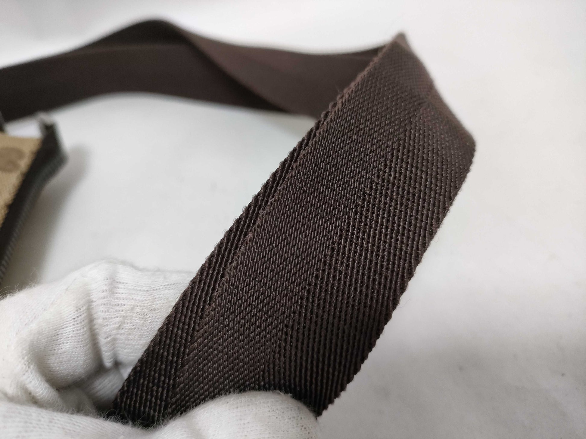 GUCCI GG Canvas Shoulder Bag, Canvas and Leather, Beige and Brown, 114273, Shoulder Bag