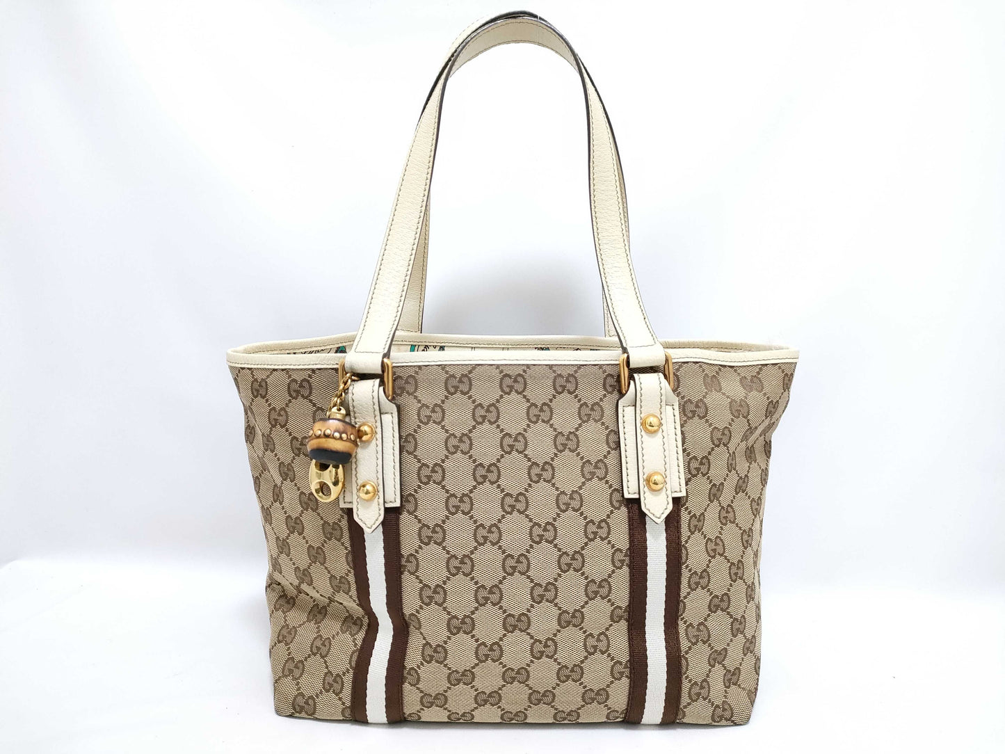 GUCCI GG Canvas Tote Bag GUCCI GG Canvas Tote Bag