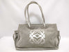 LOEWE LOEWE Suede Tote Bag Gray Silver Tote Bag