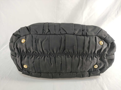 PRADA Prada 2-way bag gathered handbag