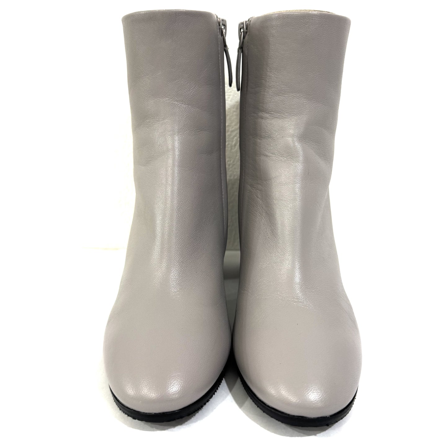 BALENCIAGA Leather Gray Back Logo Size 36 Other Shoes