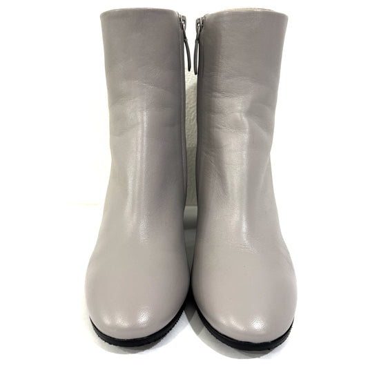 BALENCIAGA Leather Gray Back Logo Size 36 Other Shoes