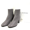 BALENCIAGA Leather Gray Back Logo Size 36 Other Shoes