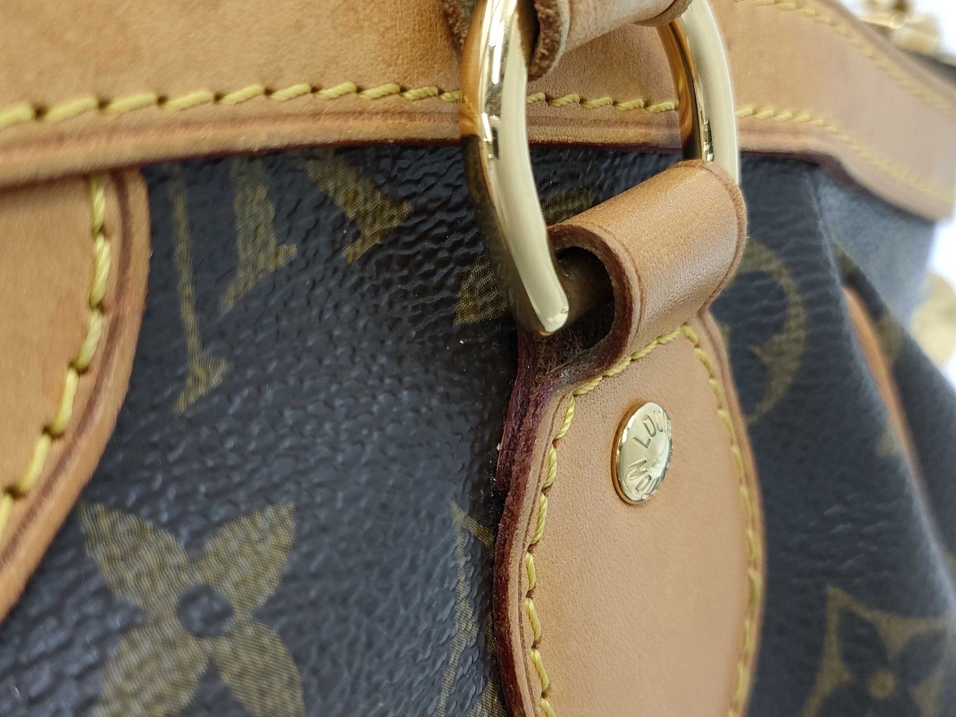 LOUIS VUITTON Tivoli PM Handbag M40143 Brown VI4151 Handbag