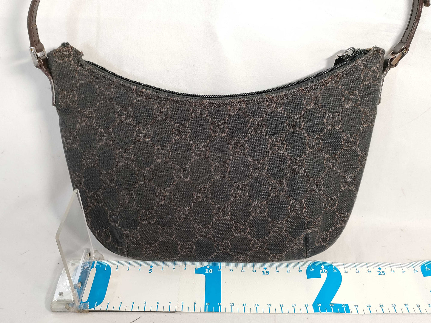 GUCCI GG Canvas Shoulder Bag Brown Shoulder Bag