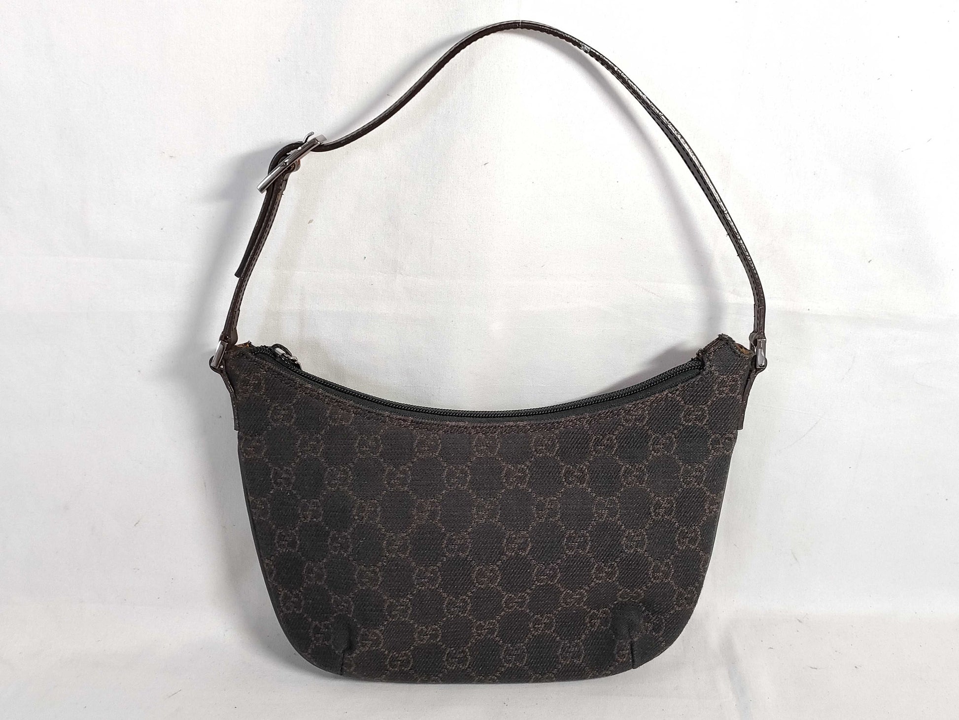 GUCCI GG Canvas Shoulder Bag Brown Shoulder Bag