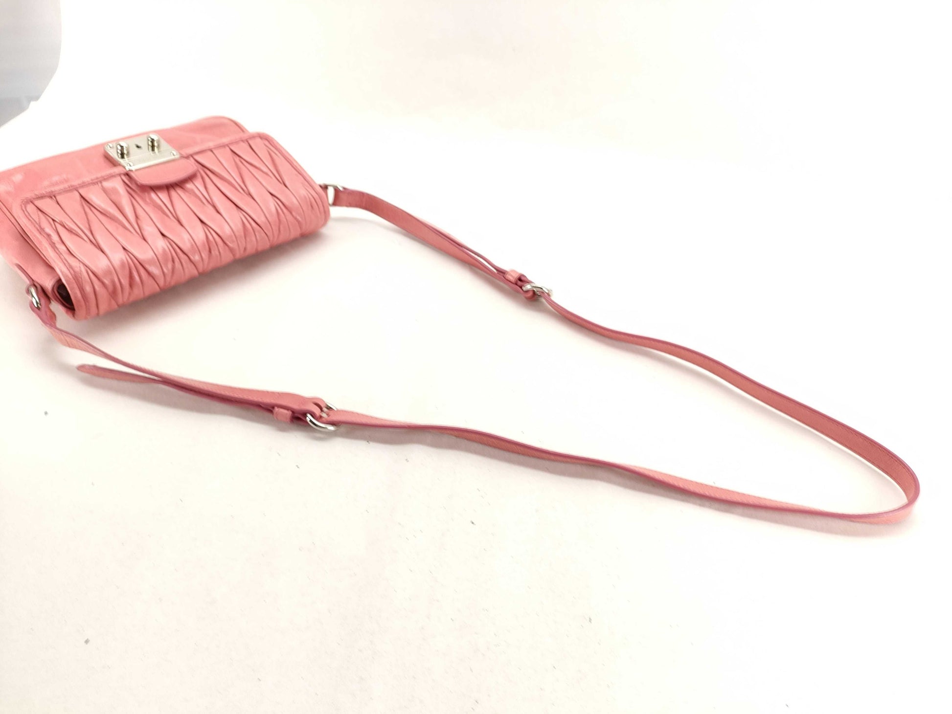 Miu Miu Matelasse Leather Shoulder Bag