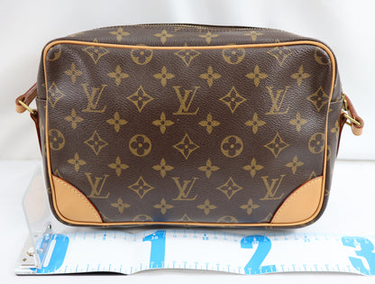 LOUIS VUITTON Monogram Trocadero 27 Shoulder Bag, PVC-Coated Canvas and Leather, Brown, M51274