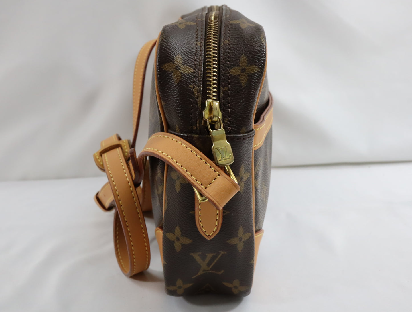 LOUIS VUITTON Monogram Trocadero 27 Shoulder Bag, PVC-Coated Canvas and Leather, Brown, M51274