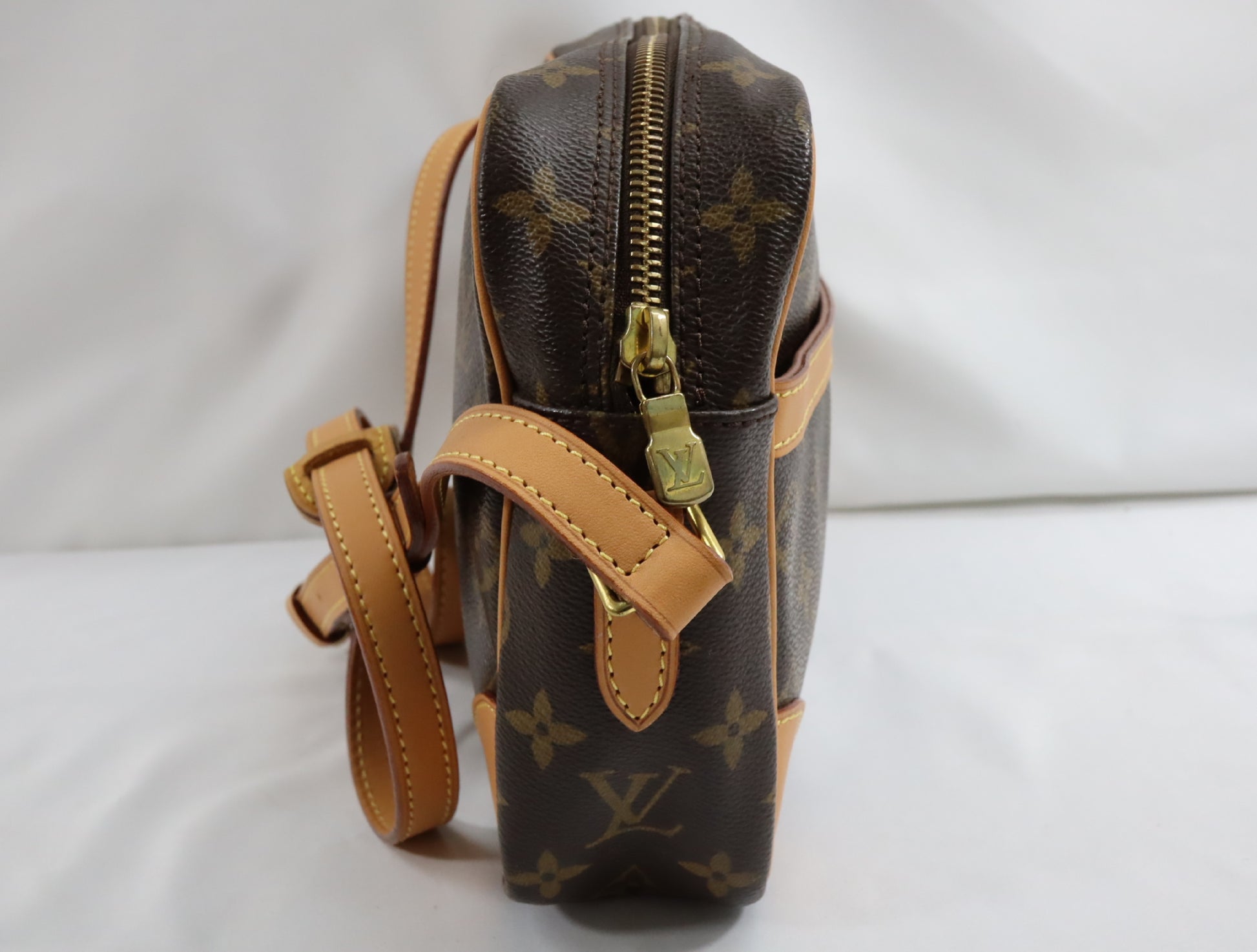 LOUIS VUITTON Monogram Trocadero 27 Shoulder Bag, PVC-Coated Canvas and Leather, Brown, M51274